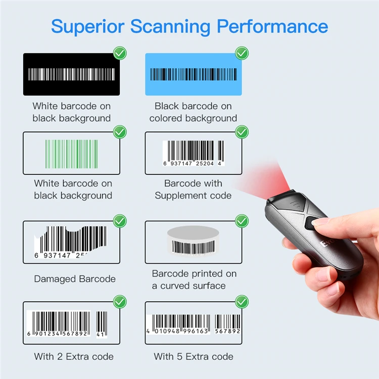 EYOYO EY-015 Mini Barcode Scanner 