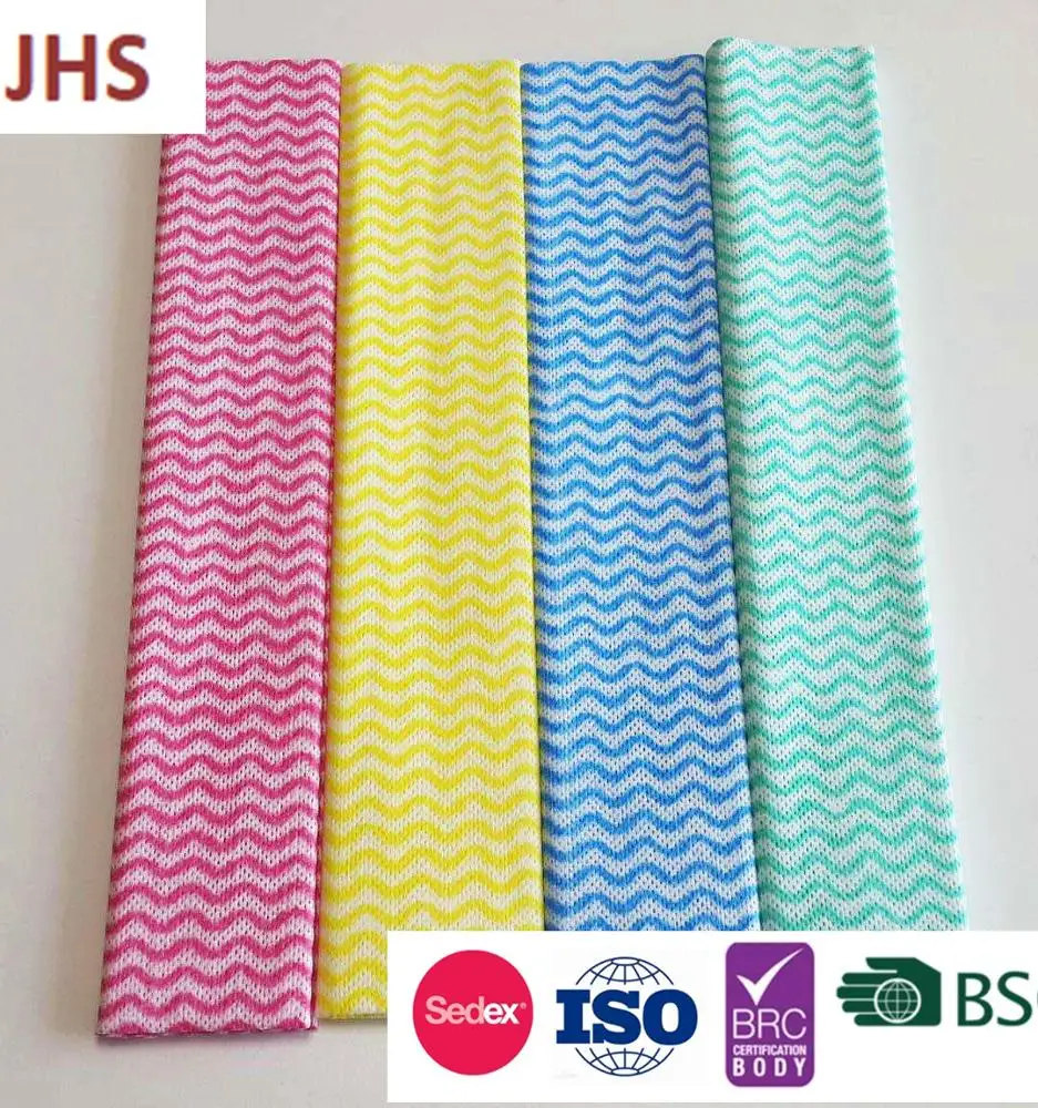 Superior Quality Nonwoven Spunlace Cleaning Cloth Dry Wipes Spunlace Wipe Roll