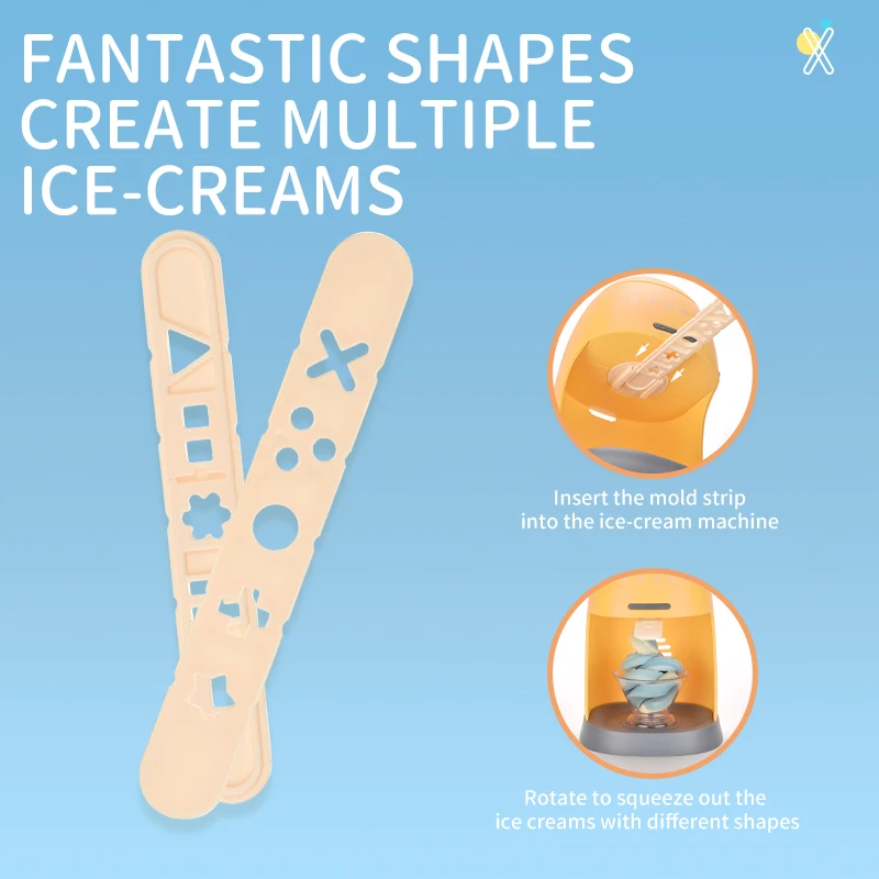 simulation DIY ice cream machine toy toddlers creative art plasticine set 12 colors moulding clay play dough