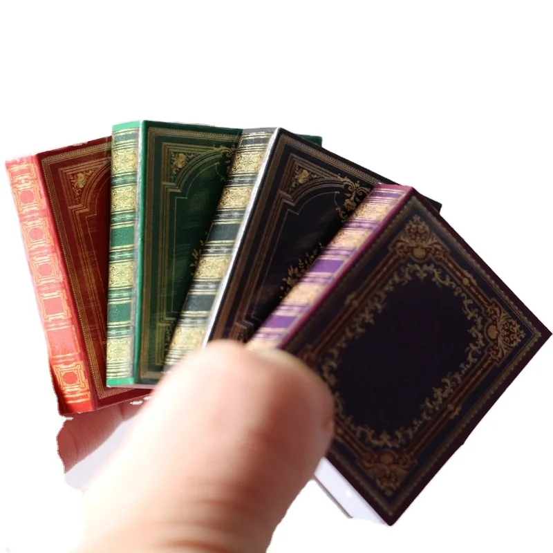 MQC под заказ, оптовая продажа, блокнот в твердой обложке, Классическая винтажная мини-книга с откидной крышкой, мини-книги с принтом под заказ