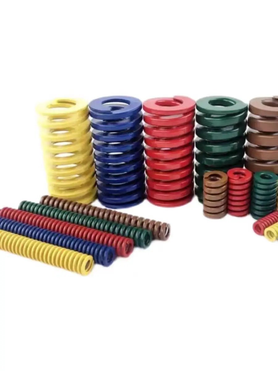 Adjustable 304 Stainless Steel Cylindrical Flat Wire Coils Compression Spring