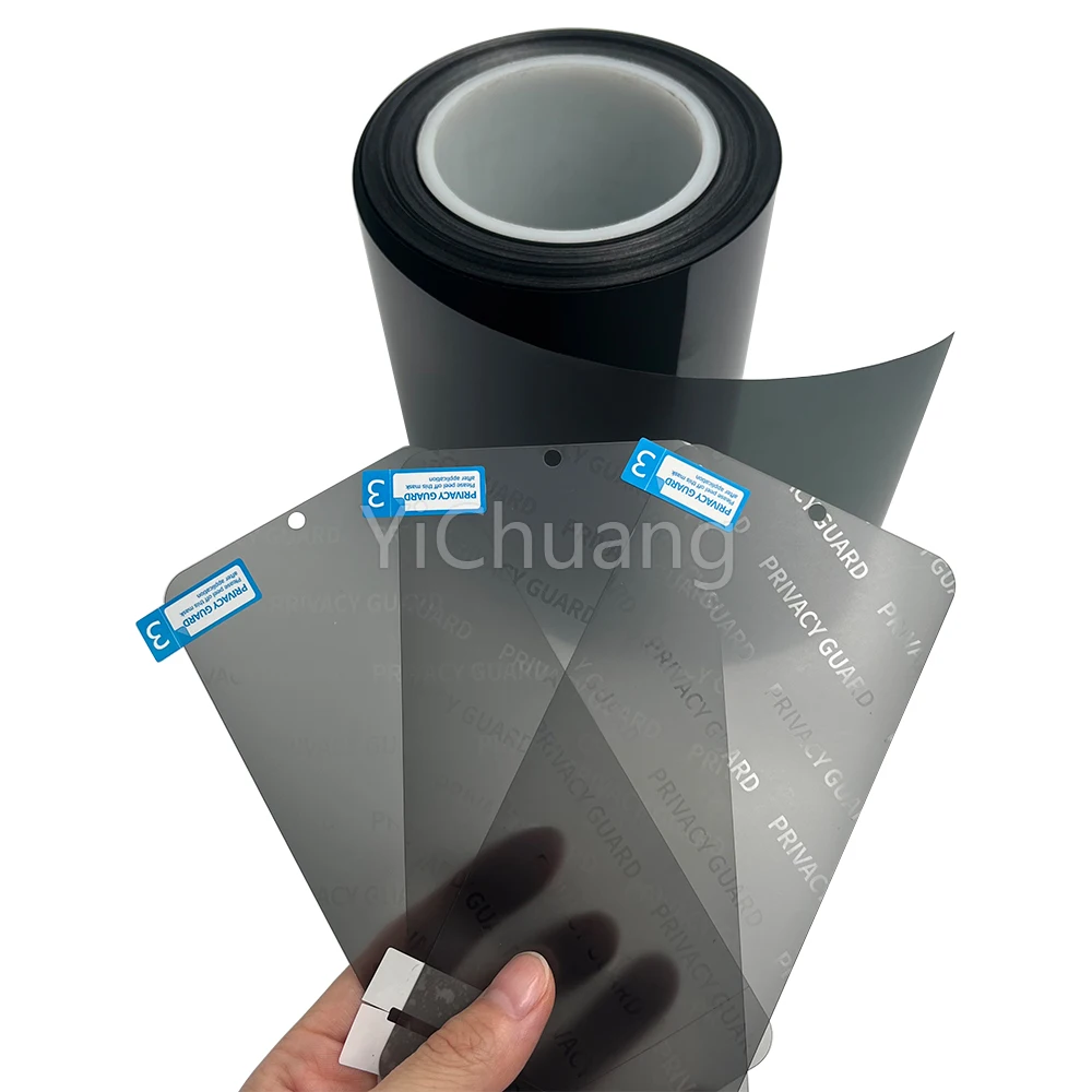 2way Privacy Screen Protector Roll Material / Sheet Size, Anti-glare Hydrogel TPU Privacy Film Roll / Privacy Filter Roll