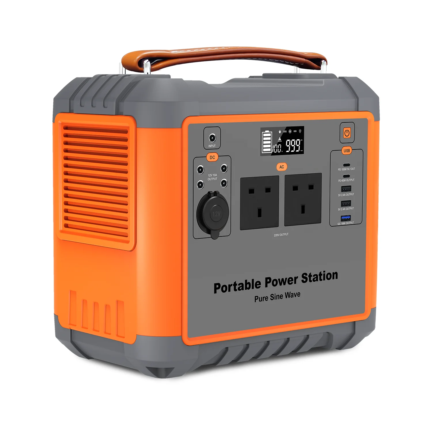 For outdoor camping equipment 1000W solar generator power supply backup energy system supply