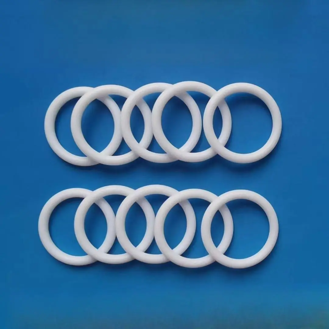 Уплотнительное кольцо PTFE с белым высокотемпературным сопротивлением уплотнительное