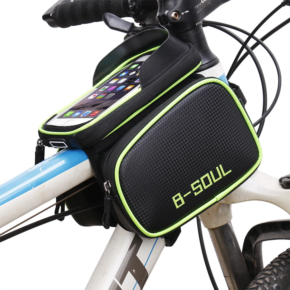 B-SOUL bicycle bag waterproof mountain bike saddle bag mobile phone bag riding  accessories