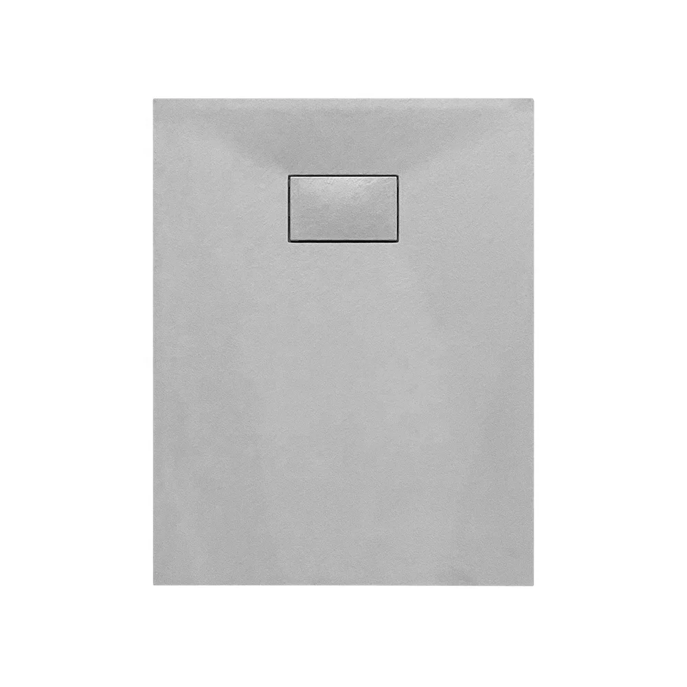 SMC 90x70 Customized Enclosure Shower Tray Shower Base with Stone Pattern Bathroom Bath Pan 110 Colors Accept OEM Round Drain