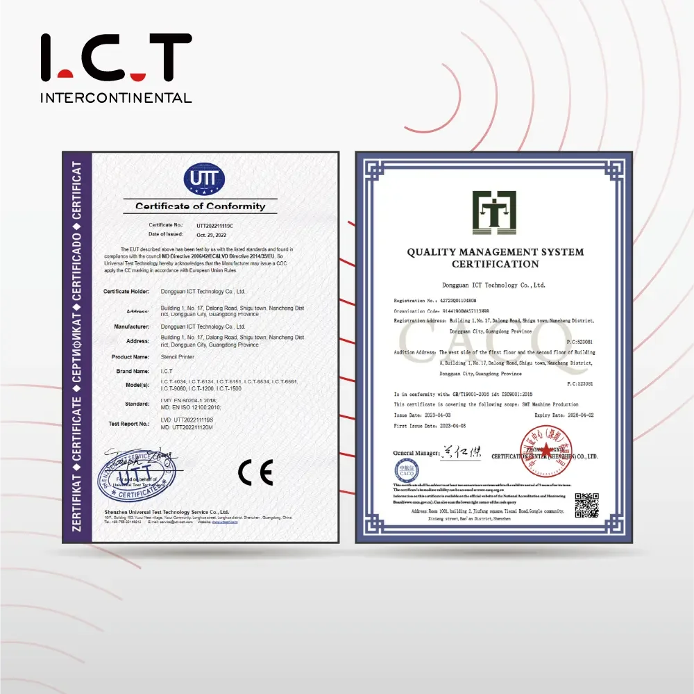 ICT SMD Machine Solder Paste Inspection SPI Testing Electronics Production Machinery for Efficient SPI Inspection