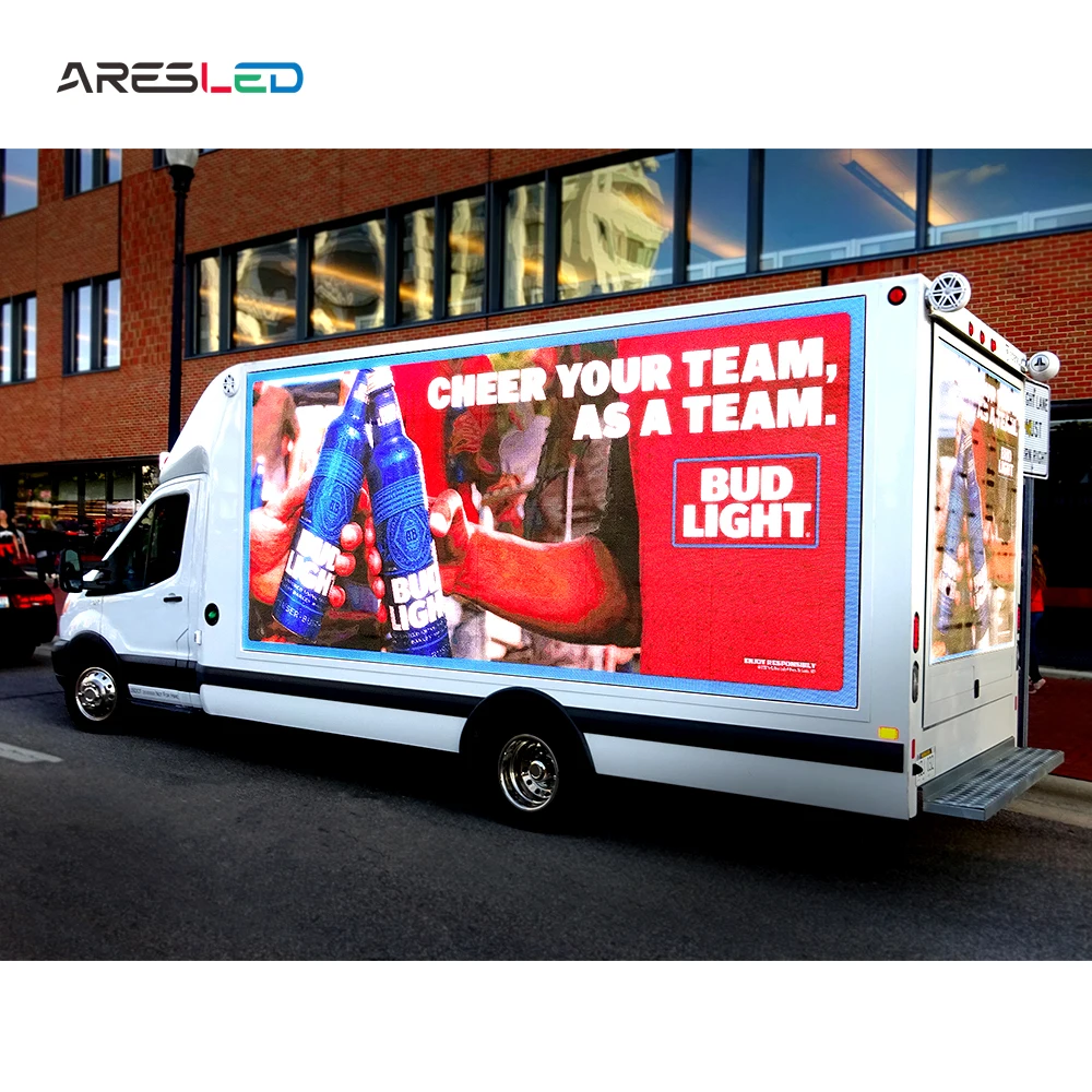 Exterior Mobile Stage Roadshow LED Pantalla TV Screen Truck for Commercial Advertising