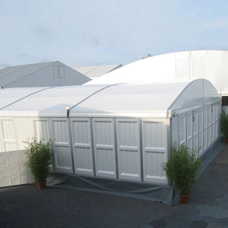 1000 People Outdoor Expo White Arch Trade Show Tent For Commercial Event