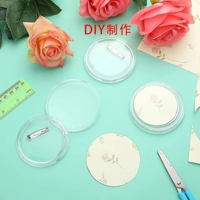 35/45/50/60/ 70MM  Round Acrylic Badge