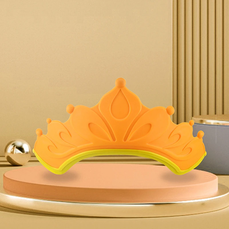 Custom logo Visor Caps Hat For Baby Wash Hair Safe Shampoo Shower Bathing Bath Protect Soft Cap Adjustable Baby shower caps