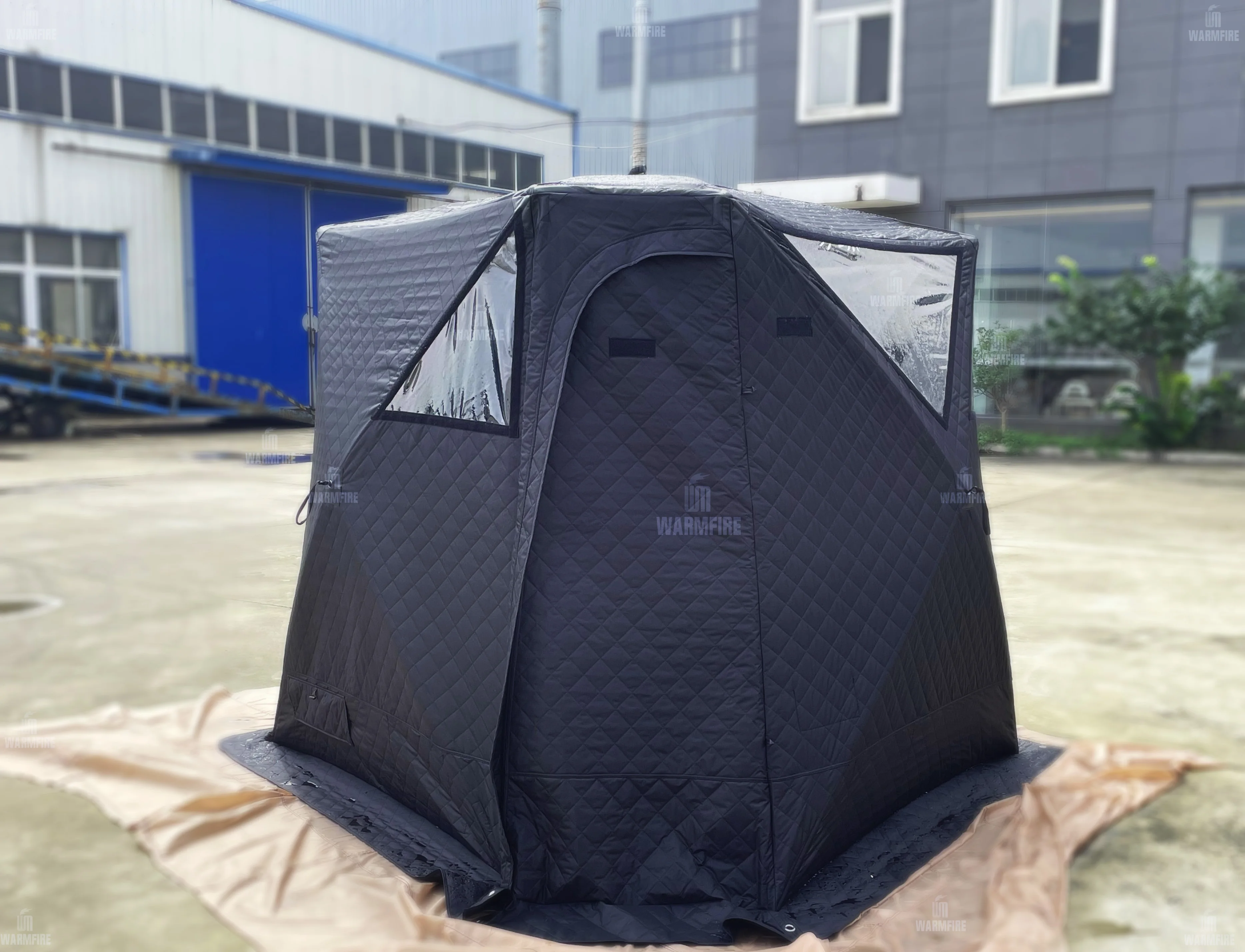 Фабрика Warmfire оптовая продажа дешевая цена инновационная палатка для сауны удерживающая тепло ледовой рыбалки водонепроницаемая