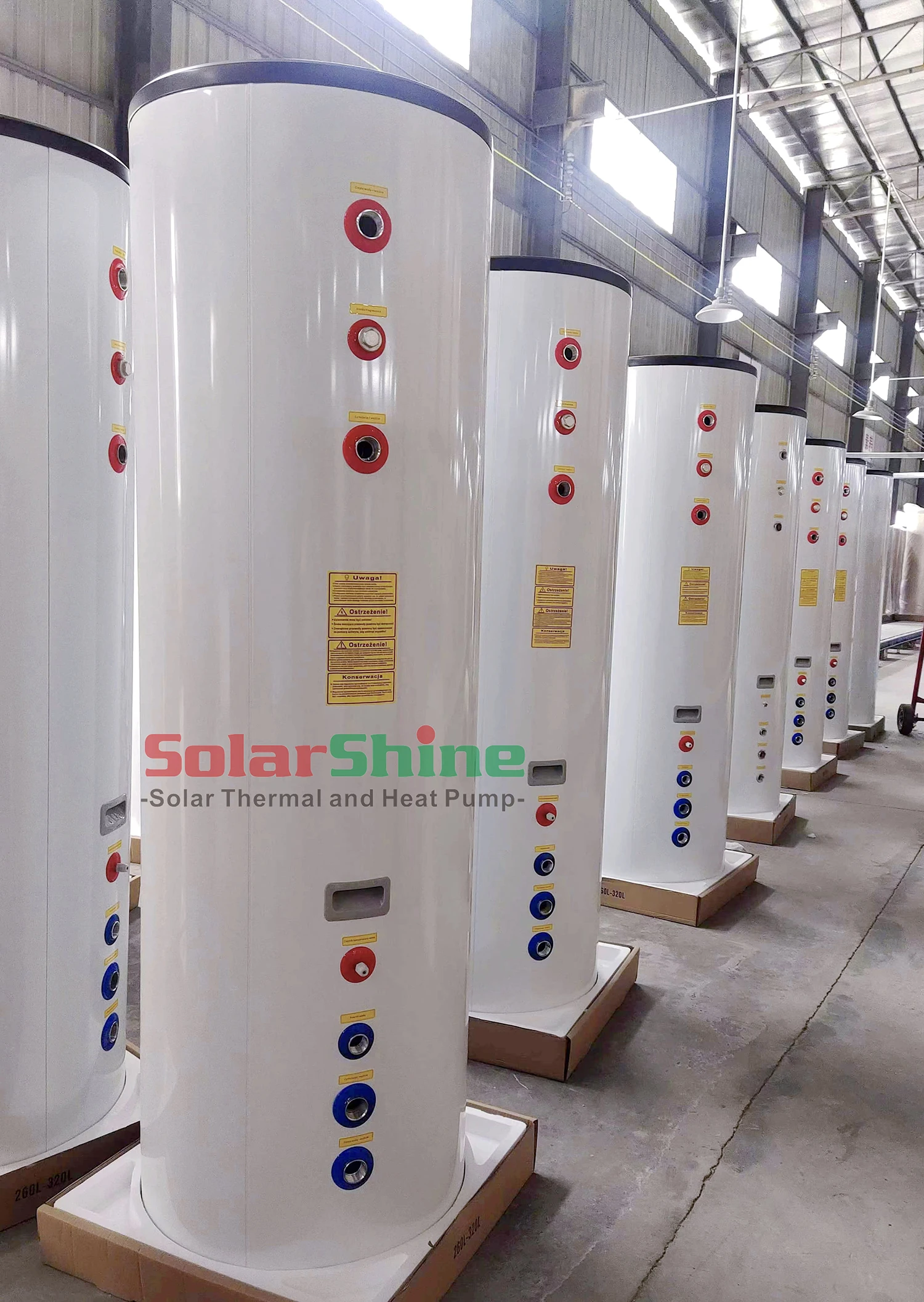 500L hot water tank