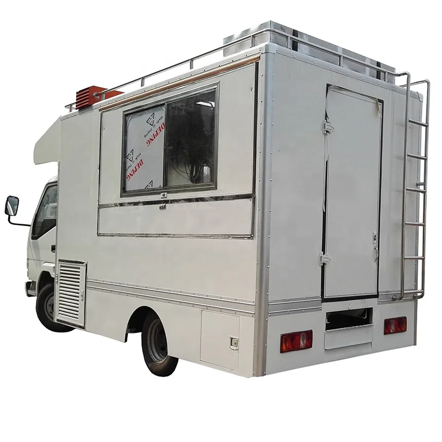 Jinbei  mobile  Bread and coffee vendor truck with gasoline engine for selling breakfast food in the street corner