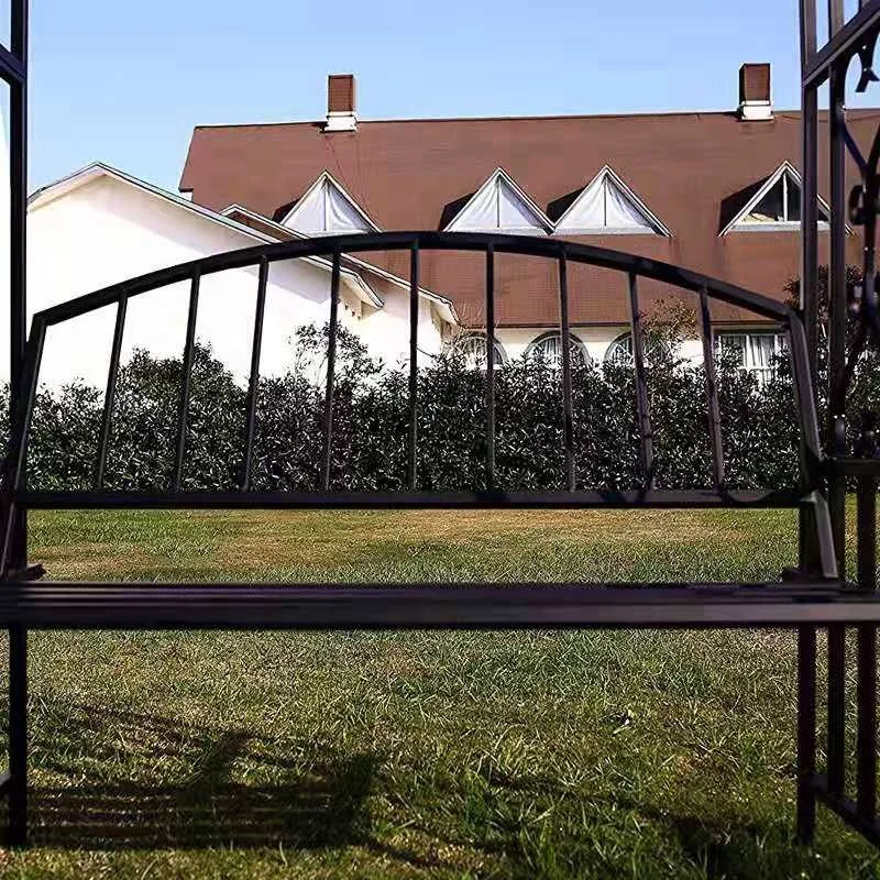 Outdoor Home Garden Weeding Decoration Arch Arbour with Seat Garden Arbour for Climbing Plant