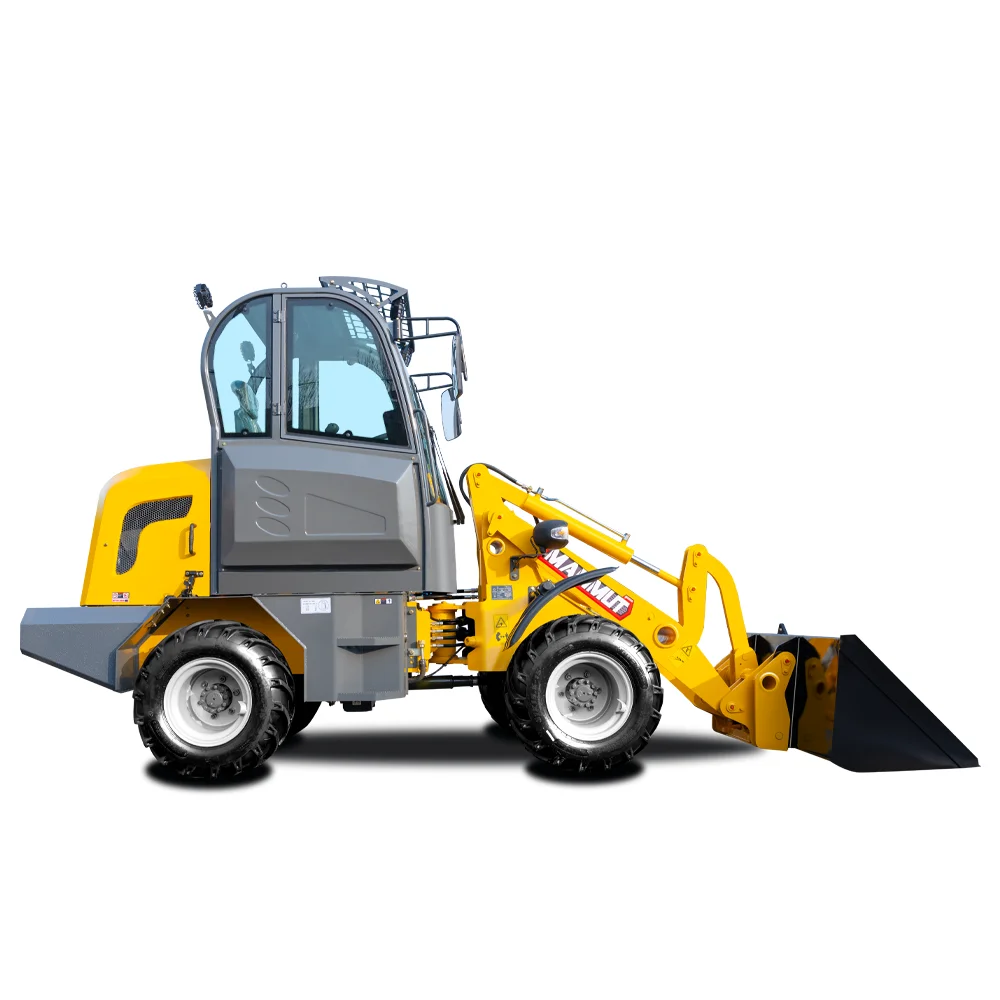 Mammut Wholesale mini Wheel loader WL12 0.8ton CE Approved multifunction articulated mini wheel loader