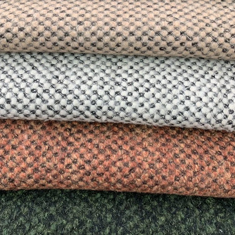
2019 New Fashion Style Thick Woolen Woven Fabric 