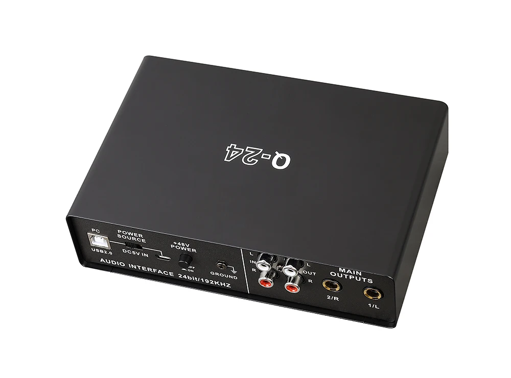 Teyun Q-24 New professional external mixer live preamplifier USB recording studio sound card audio interface