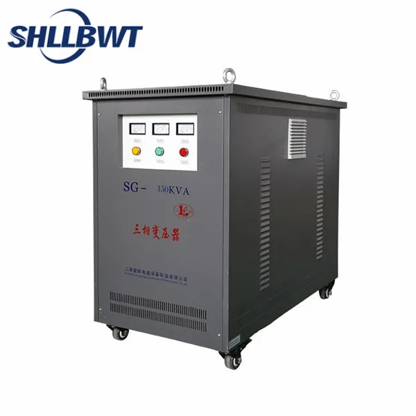 50KVA transformador 208V to 220V 380V 400V 480V three phase step up transformer price