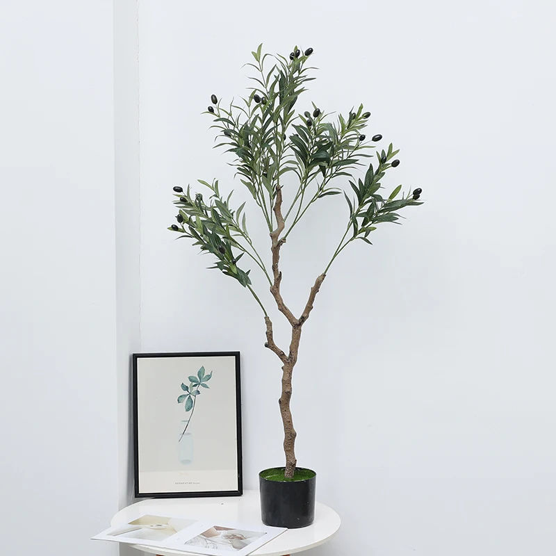 Wholesale New Design Artificial Plant Decorative Olive Tree in Pot for Home Wedding Decoration Landscape Indoor Garden Decor