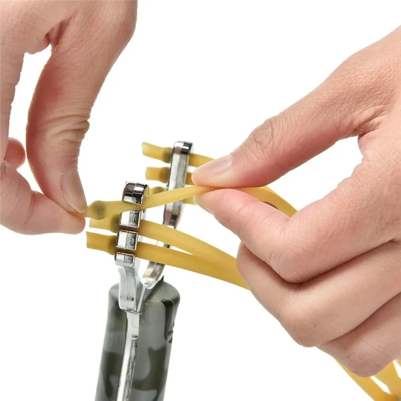 Горячая наружная Рогатка алюминиевая Камуфляжный лук без повреждений открытый игровой инструмент R0893