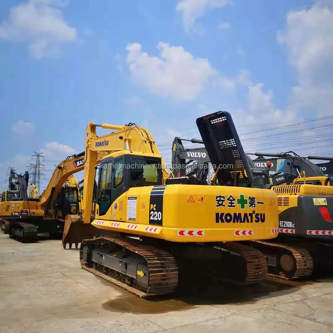 Used cheap Komatsu Japan made PC 220-7 shovel/Komatsu PC220-7 PC220-8 PC240-8 model Working hours less performance perfect