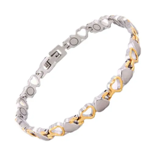 Classic Heart Magnetic Titanium Bracelets