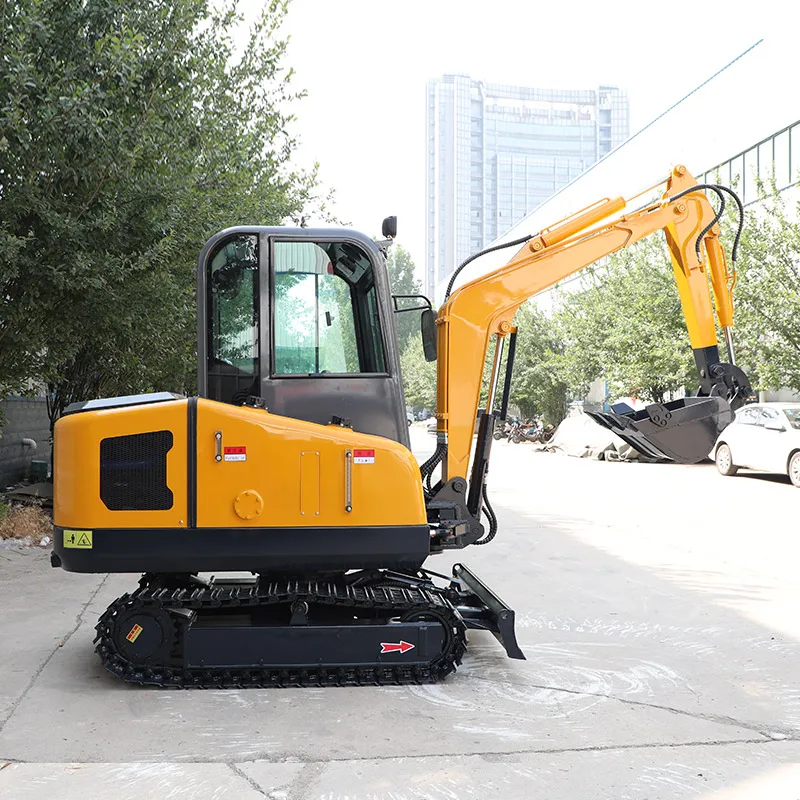 Cast Structure Euro 5 Mini Excavator Trailer Hydraulic Excav Price