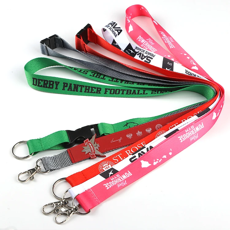 Manufacturer Personalized Custom Design Logo Polyester Lanyard For Sublimation Neck Lanyard Custom Lanyard With Logo