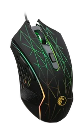 Factory BSCI OEM Logo Wholesale Cheap Price 6Keys 4Colors Cycling Breathing 3600DPI Gaming Mouse