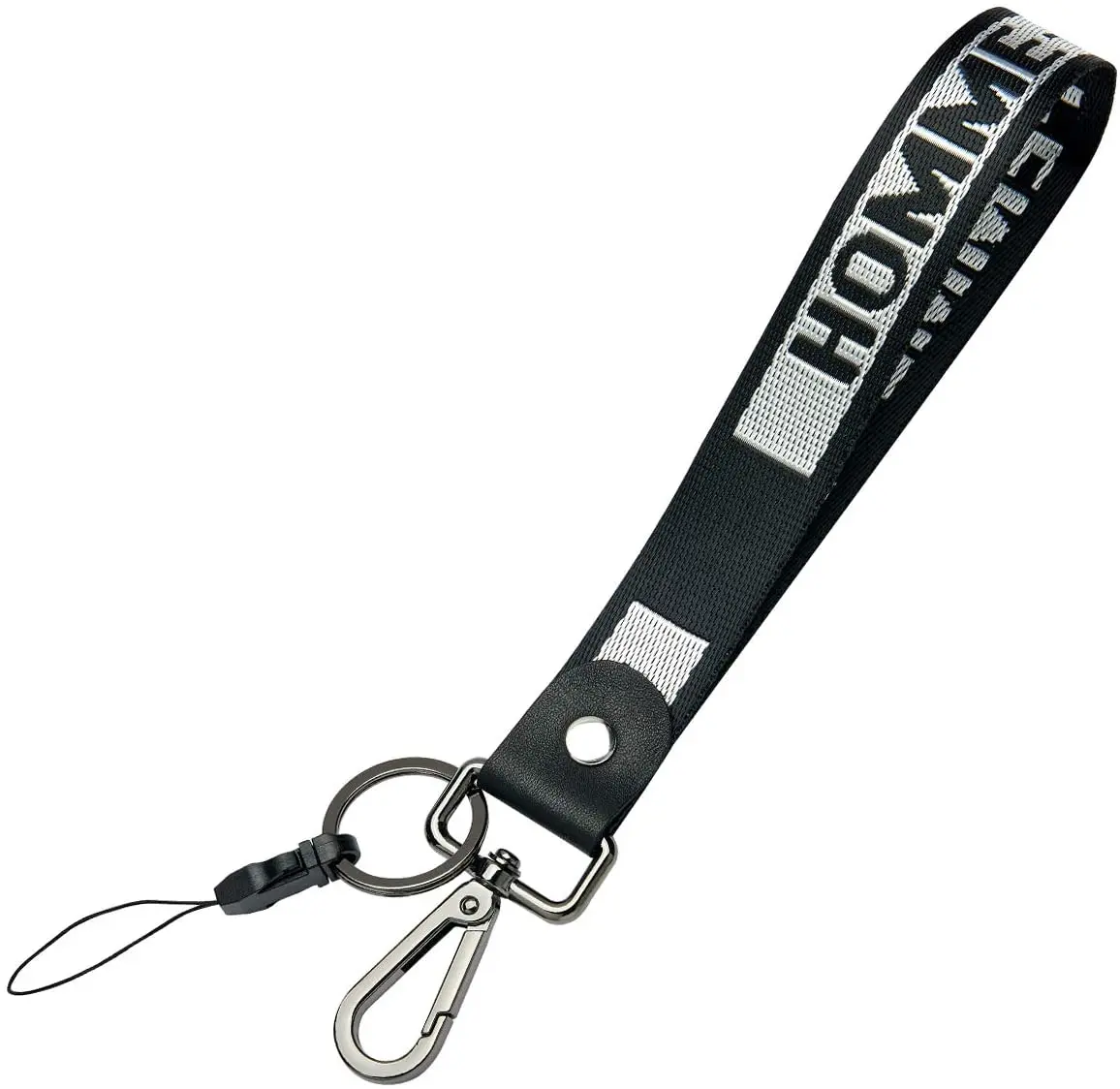 Custom Sublimation Wristlet Polyester Wrist Key Chain Strap Short Keychain Lanyard with Print Design Logo for Phone