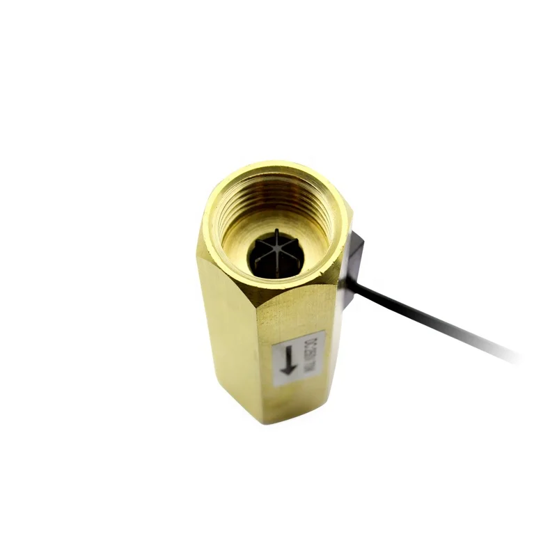 Переключатель потока воды DC220, латунный, вертикальный, горизонтальный, G1/2