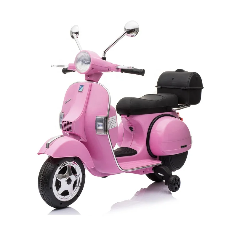 Лицензированный Детский Электрический мотоцикл VESPA PX150 игрушечные детские мотоциклы