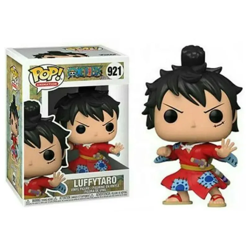 FUNKO POP Animation One Piece 921# LUFFYTARO Action Figure Toys Vinyl Figurine PVC Cute Doll Collection Model Gift