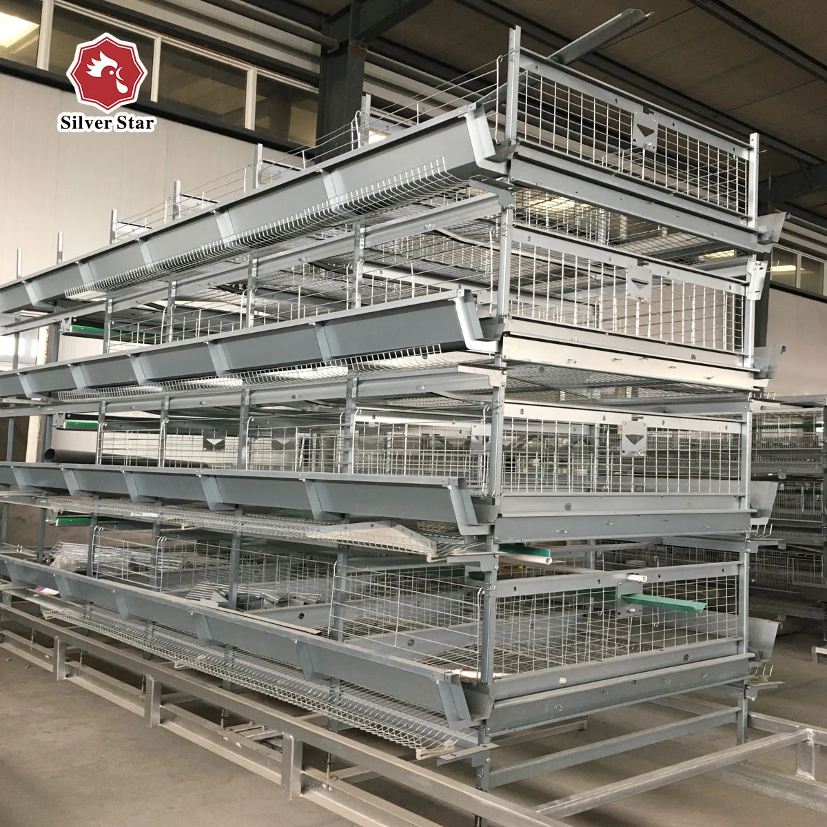 Poultry Battery Layer Chicken Cage Egg Laying Hens Shed Steel Animal Husbandry Equipment for Farming Broiler Chicks Cage System