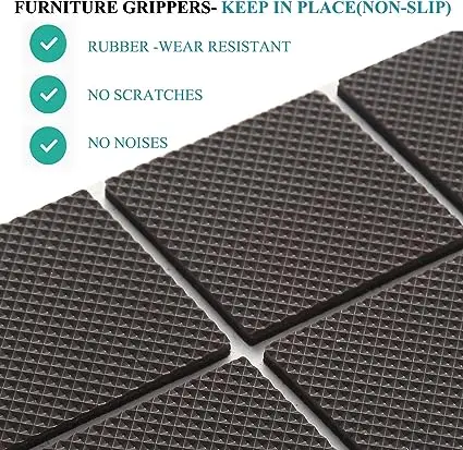 Customized  eva adhesive Furniture Pads Furniture Leg Grid EVA Foam Self-Adhesive Bumper Pad Anti-Slip Foot pads EVA