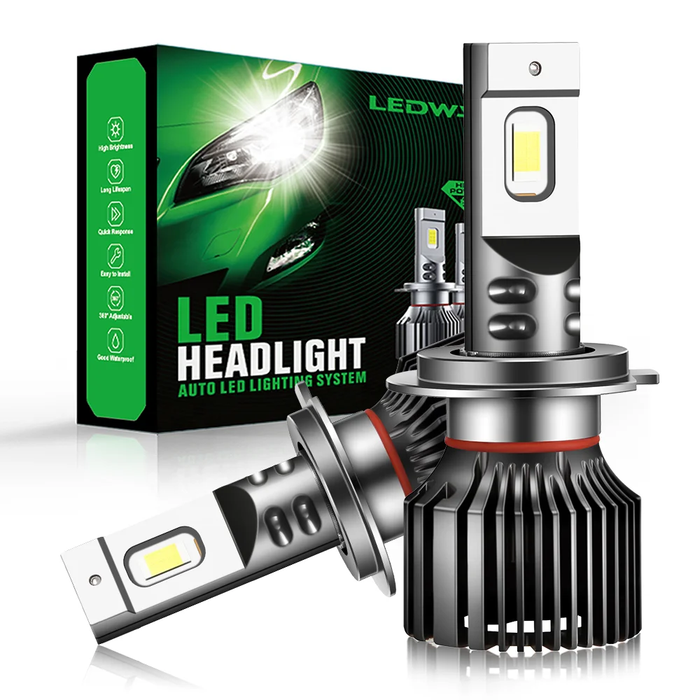 Auto Lighting System H4 Led Headlight 84W Hb3 Hb4 H1 H7 H11 9005 9006 9012 6500K Led Headlight F1 Mini Led Headlight