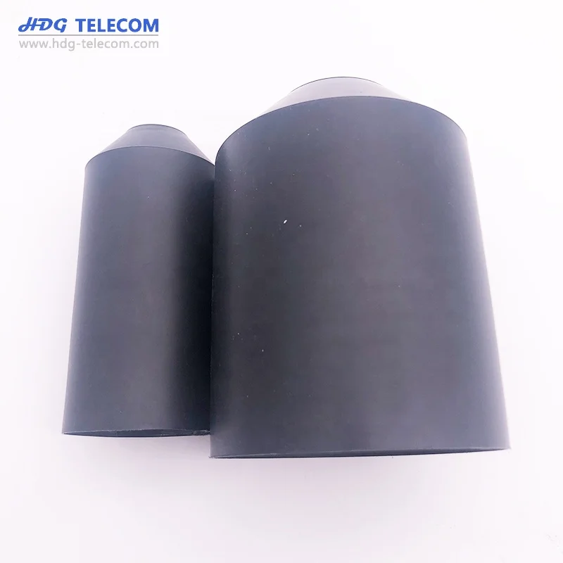 Полиолефиновые термоусадочные концевые колпачки для защиты концов кабеля