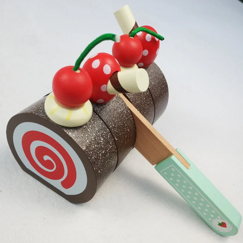 Hot Sell New design lovely Cake Dessert Kids Toys Play Set With Foods