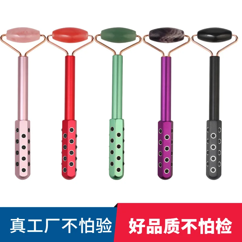 Factory Made Face Pack Vibrating Jade Roller Single Head