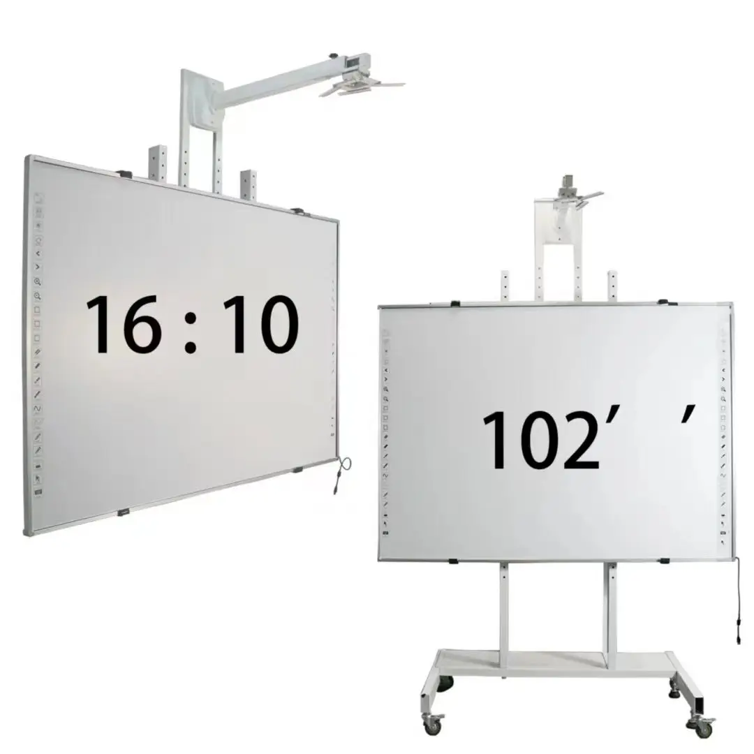 Customized Multi-Functional All-In-One 82 86 96 102 Inch Electronic Whiteboard Interactive Board Classroom School Smart Board