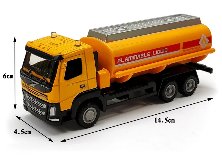 1:50 die cast toy truck model 14.5cm alloy construction car metal truck toy for kids