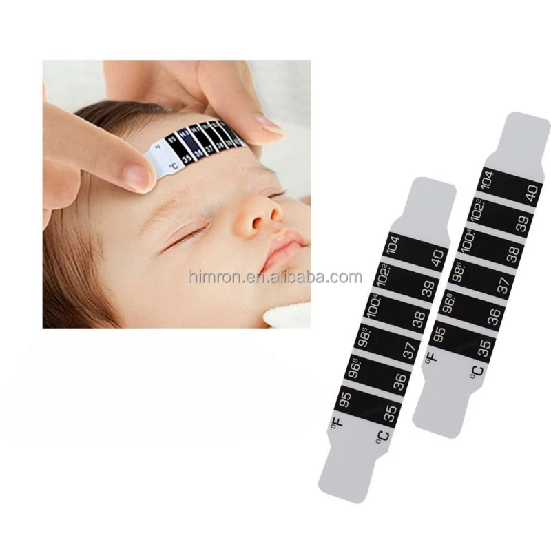 Hot Selling Household Lcd Adhesive Temperature Strips Liquid Crystal Thermometer Sticker