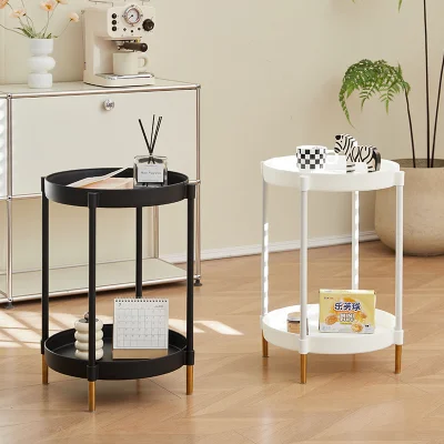 Pretty Color PP Plastic Storage Cart With Wheels For Home-use