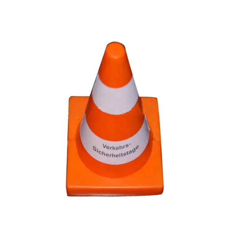 Custom Logo Traffic Cone Stress Ball Antistress Toy