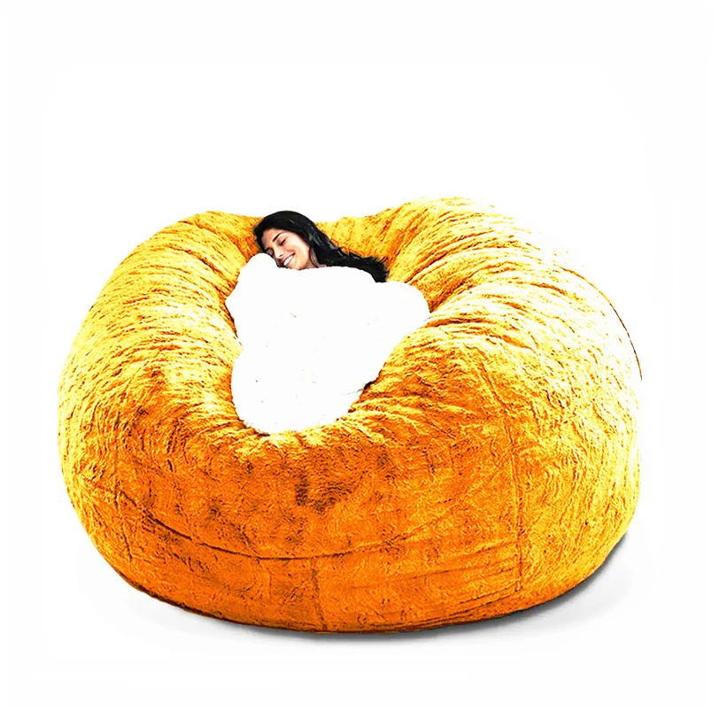orange outdoor bean bag sofa chair memory filling only leather lazy boy sofa  electrico supet lazy