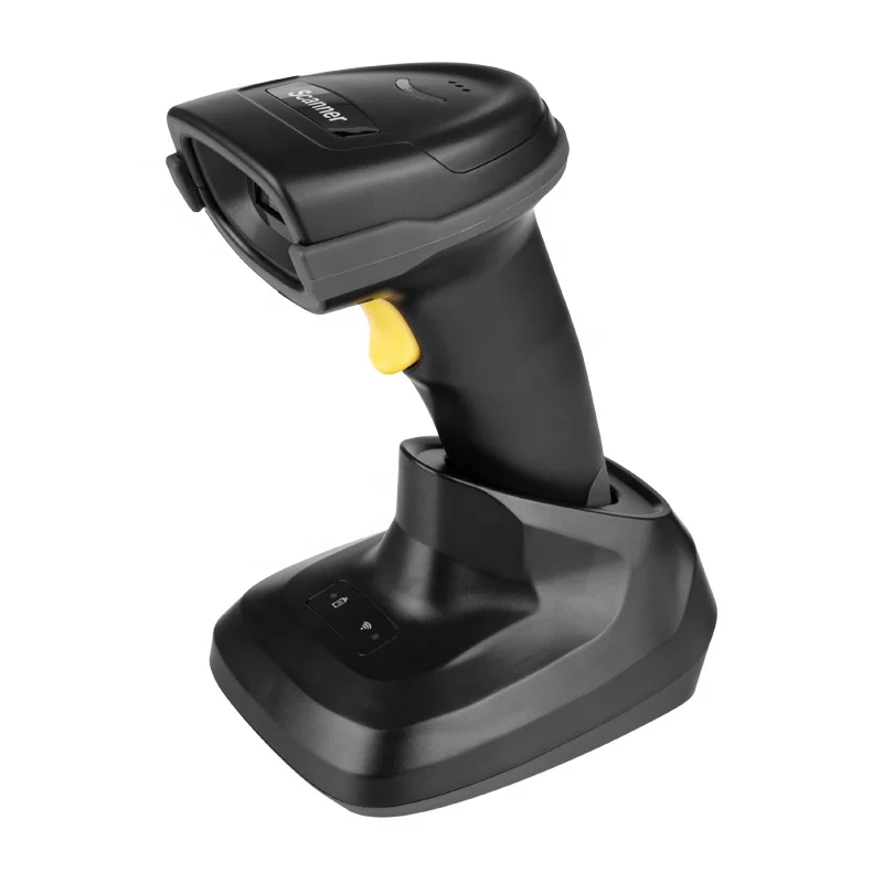 Mobile Payment Datamatrix Cordless 2.4G Wireless Barcode Reader Portable Barcode Scanner Gun For Pos Machine