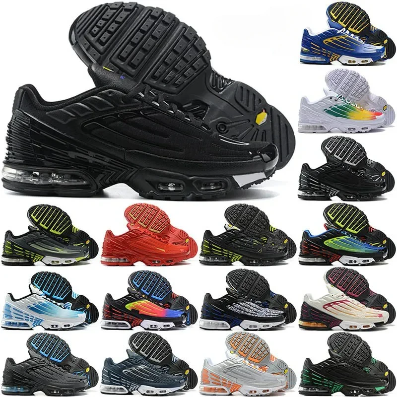 Designer Tn Running Shoes Black White Women Men Sneakers Air Cushion G5