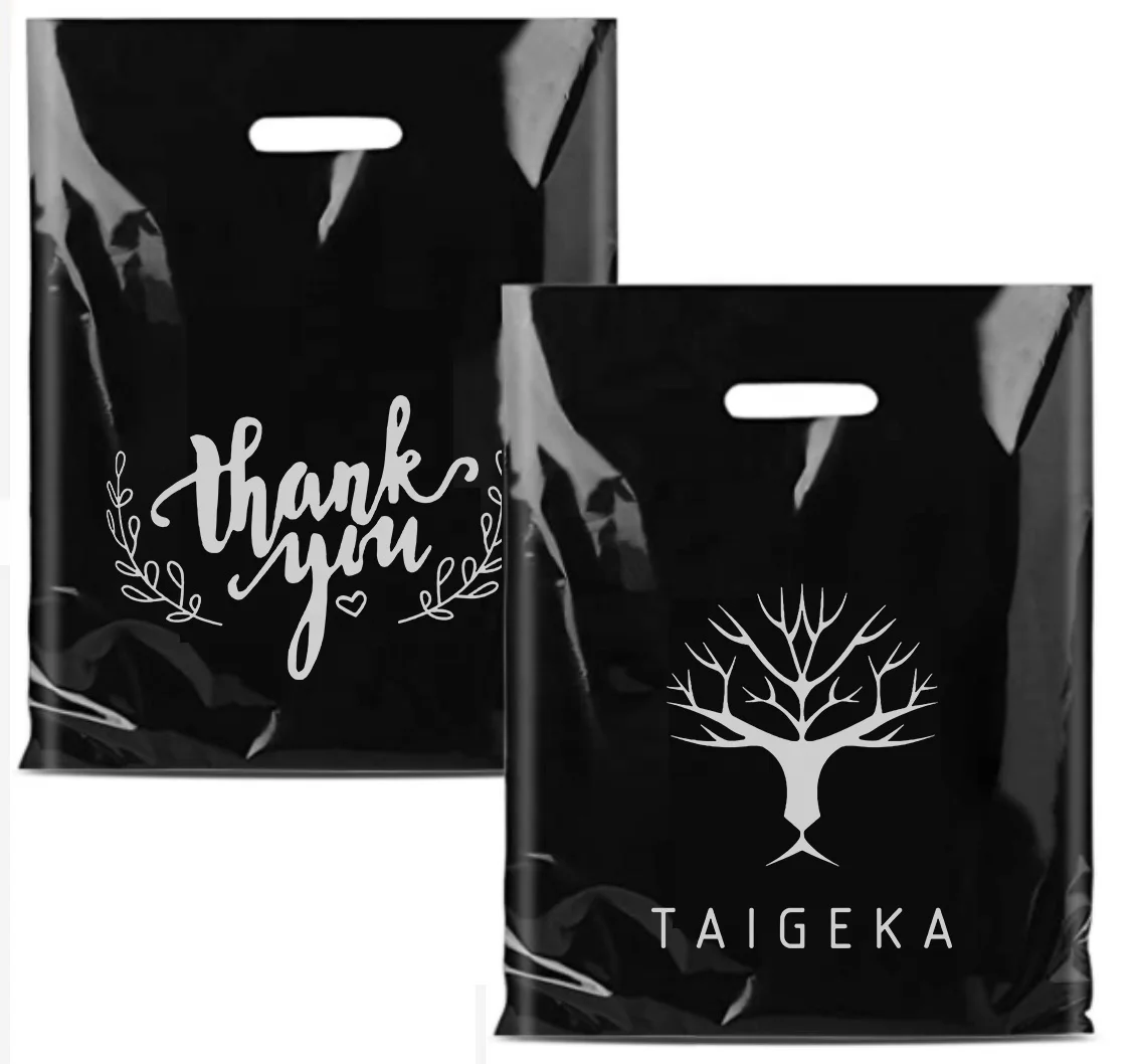 Спасибо за покупку, пластиковые изделия, вырезанные ручки, сумки для покупок