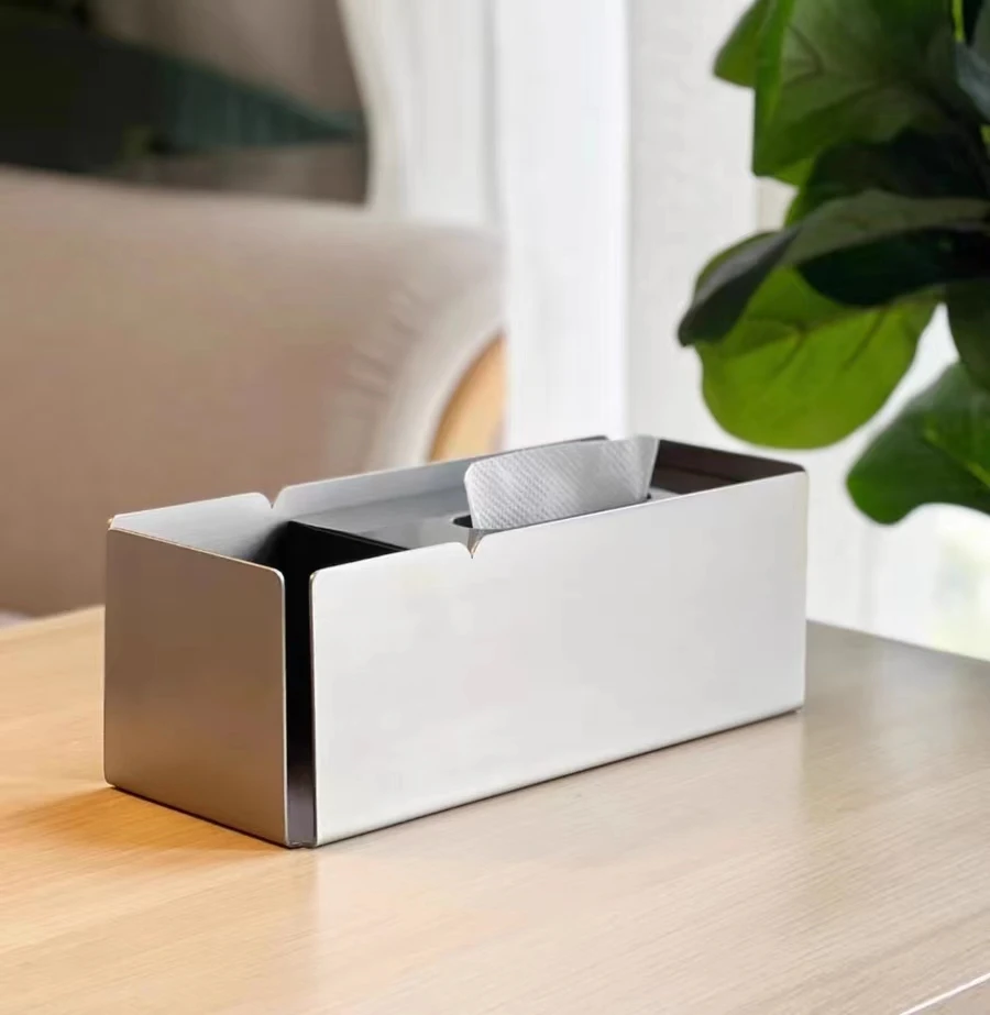Stainless steel master tissue box